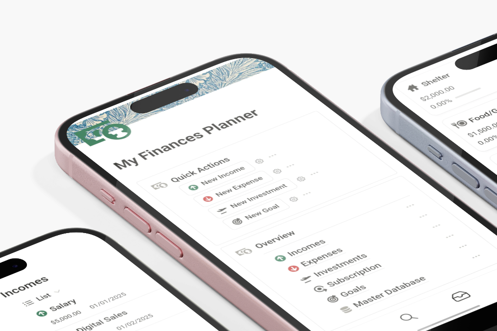 Finances Planner💸 (Notion)